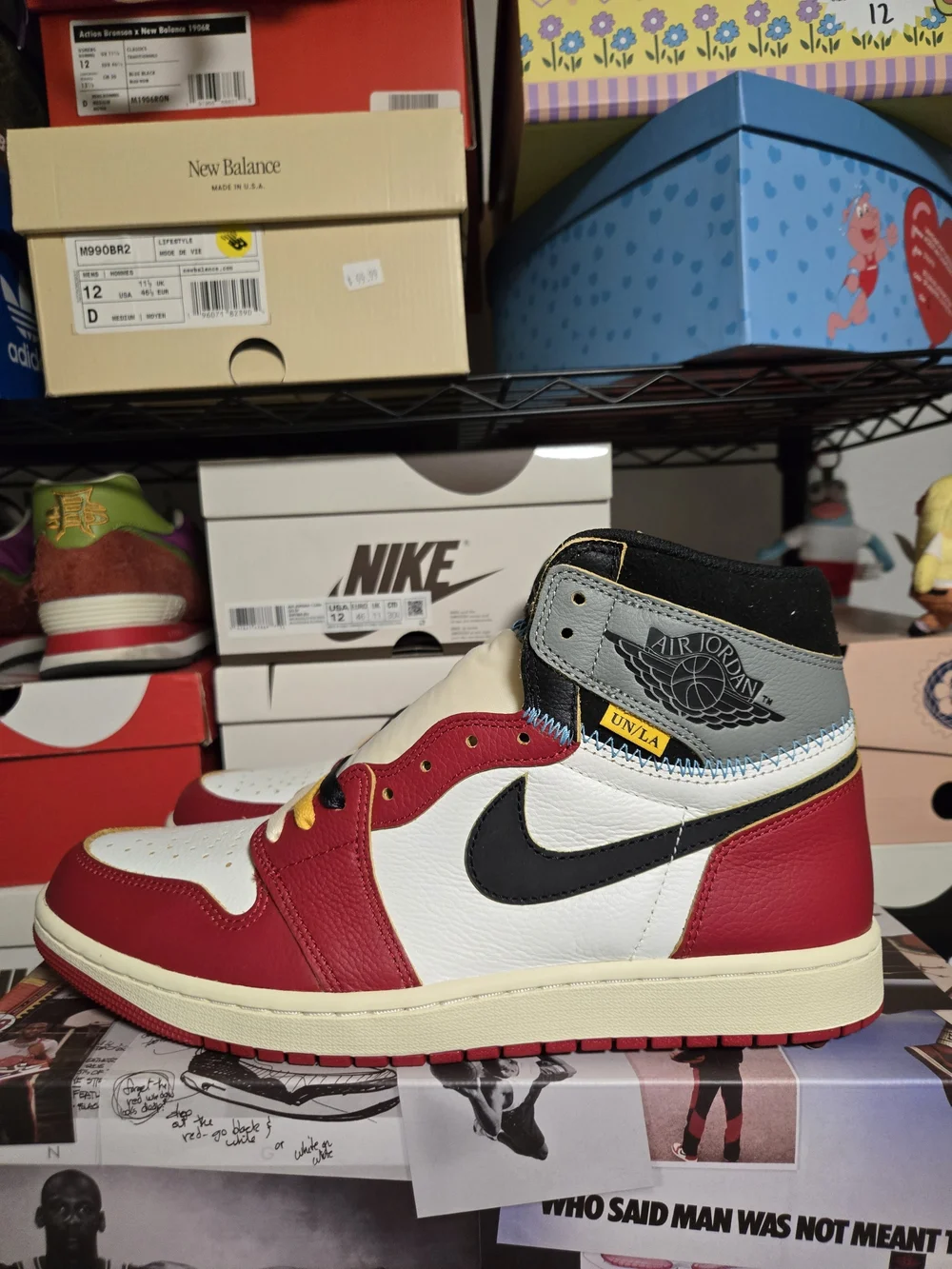 Air Jordan 1 x Union La Retro OG SP High Chicago Shadow Size 12 HV8563-600
